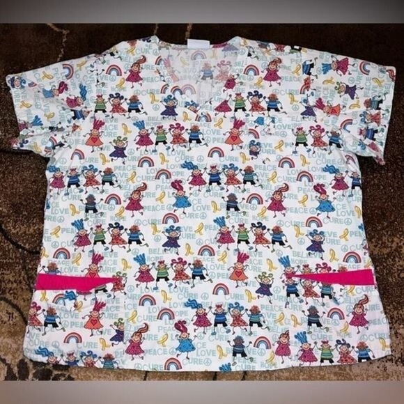 Nursing uniform top made by UA scrubs size 3XL - Picture 1 of 2